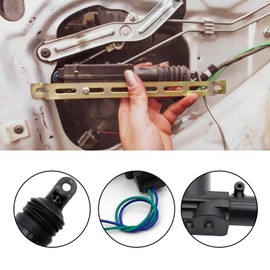4Piece 12V Universal Door Lock Actuator, Power Door Lock Actuators, 2 Wire Automotive Door Lock Actuator Kit(Black)