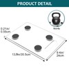 YJNBEST Appliance Slider 360° Rolling Tray for Coffee Maker Acrylic