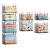 Lyuwanxian 4-Tier Hanging Closet Organizer with 360°Rotating Hooks – Foldable