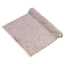 herzbach home Premium Pure Bath Mat 50 x 70 cm 100% Cotton Extra Soft Bath Mat Colour: Sand Grey