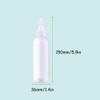 Ginddy Pack of 10 100 ml Squeeze Bottles Plastic Transparent
