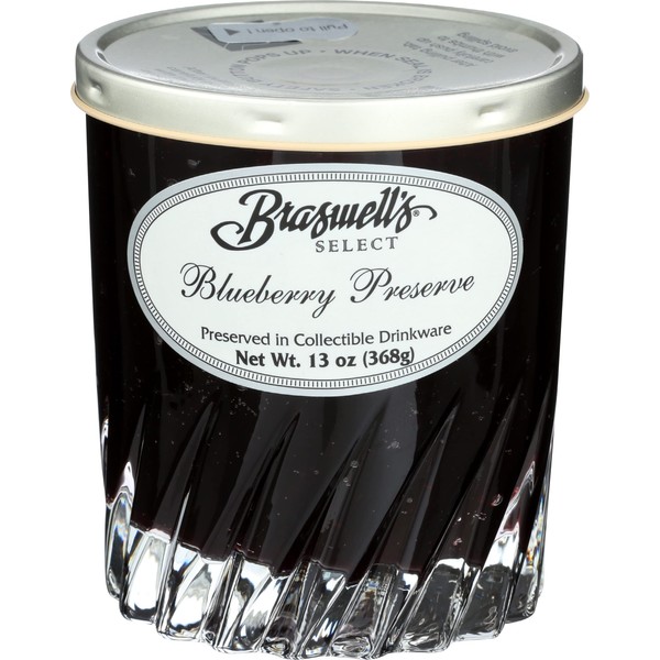 Braswells, Preserves Blueberry, 13 Ounce