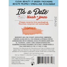 theBalm Clean and Green Powder Blush - It's A Date