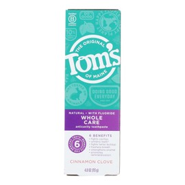 Toms Of Maine Tom's of Maine Toothpaste Whole Care Clove 4 oz (Pack of 3)