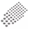 Unbranded 62Pcs Chrome Engine Bolt Caps Cover For Harley Touring