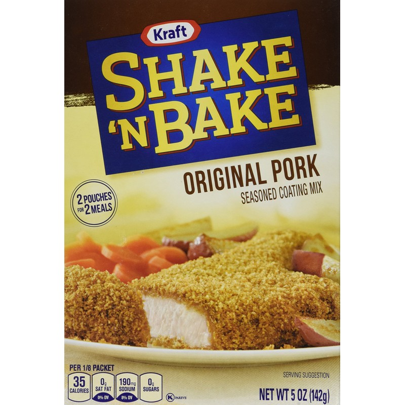 Shake 'N Bake ORIGINAL PORK Seasoned Coating Mix 5oz. (3