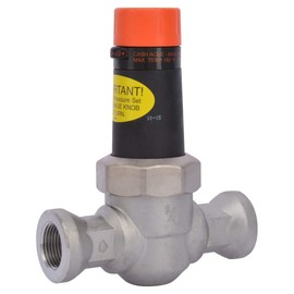 Cash Acme 3/4 Inch EB25 Single Union Pressure Regulator Valve (PRV), Stainless Steel Threaded NPT, 45 PSI, 22263-0045