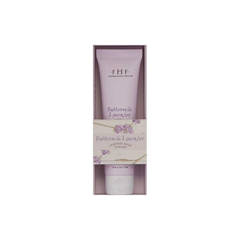 Farmhouse Fresh Buttermilk Lavender Steeped Milk Lotion, 2.4 Ounce