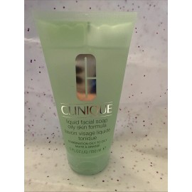 CLINIQUE LIQUID FACIAL SOAP Oily Skin Formula Combination Oily to Oily 5 oz./150