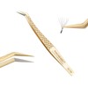 NAGARAKU Fibre Tip Eyelash Extension Tweezers Professional Eyelash Tweezers Precision