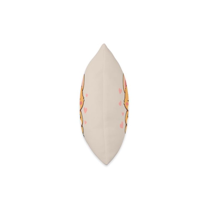 Cute Corgi Drinking Boba Kawaii Dog Lover Throw Pillow