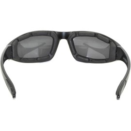 OWL Motorcycle Glasses Men Women Foam Padded Black Frame Cycling Riding Glasses UV400 Polycarbonate Lens Motorcycle Goggles