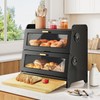 SNTD Bread Box - Kitchen Countertop Bread Storage Container with