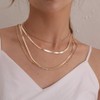Bohemian Layered Choker Necklaces Multilayer Adjustable Layering Chain Gold Snake
