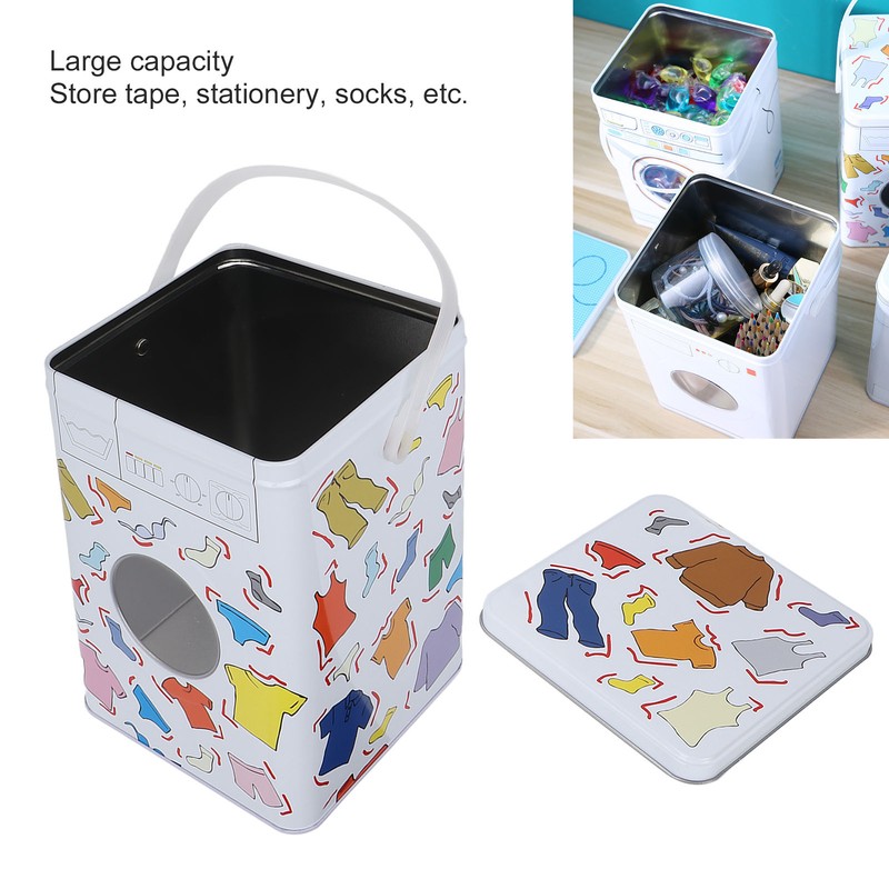 Laundry Detergent Powder Storage Box Simple Unique Cute Household Item
