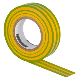 ISOLATECH 1 Roll PVC Insulation Tape Grounding 19 mm x 20 m x 0.15 mm VDE 0340-3-1 2002-03 DIN EN 60454-3-1 Flame Retardant Removable Without Residue