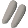 BABERGOU 922 Gray Leather Driver & Passenger Side Armrest Cover