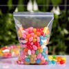 YOFADCI Zip Bags Plastic Clear Resealable Food Bags Zipper Kitchen