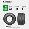 (2 Pack) MAXROLLORS 18x9.50-8 Lawn Mower Tires, 18x9.5-8 for Garden