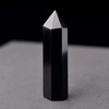 POWERTONE Natural Obsidian Gemstone Point, Hexagonal Column, Weight: 1.1 -