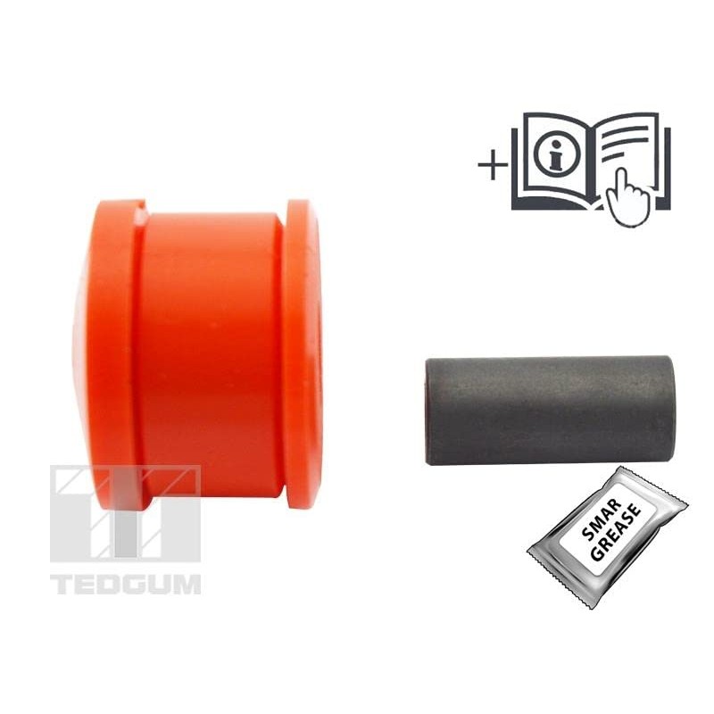 TEDGUM TED96165 POLYURETHANE BUSHING FOR REAR AXLE DIFFERENTIAL TRANSMISSION -