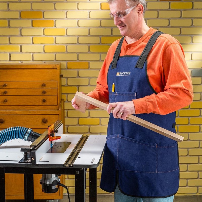 ROCKLER Cross-Back Shop Apron | Woodworking Apron for Men with
