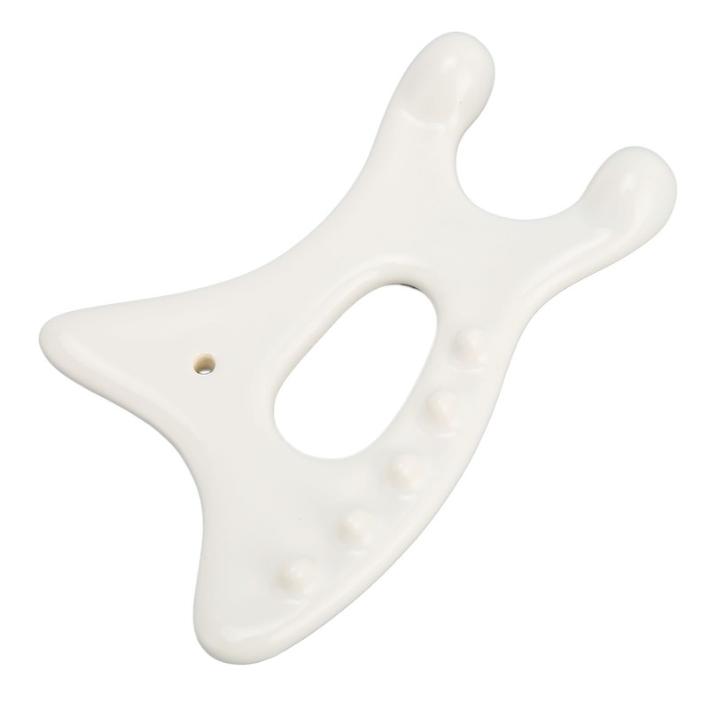 Ceramic Gua Sha Scraping Tool Ergonomic Rounded Edges Gua Sha
