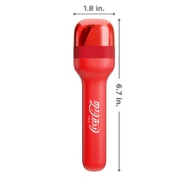 ZOKU Coca-Cola Pocket Utensil Set - Stainless Steel Fork, Knife, and Spoon Nest in Hygienic Case - Portable Design for Travel, School, Work, Picnics, Camping and Outdoor Home Use