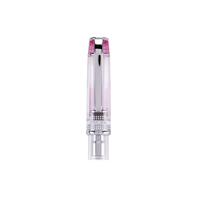 Pilot Prera, Pluma Fuente Rosa, Tinta Líquida Azul, Mediano, Estuche