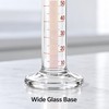 2 Pack 50mL Glass Graduated Measuring Cylinders with Metric Scale