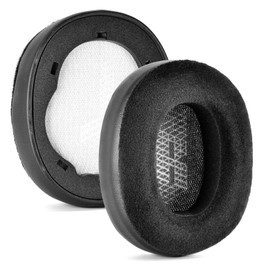 defean Live 650 BTNC Ear Cushion Fabric and Memory Foam Ear Pads Replacement Compatible with JBL E65 E65BTNC / DUET NC / LIVE650BTNC / LIVE660 BTNC Headphones (Black)