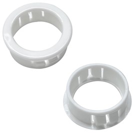 2 Pcs SB1.093-14 Shower Grab Bar Snap|Bushing|Grommet|White Nylon, Compatible with Heyco, Lasco, Aulpq Shower Grab Handle Bar, Fit for a 7/8" bar and a 1+1/8" Hole, Part# SB1093-14, SB-1093-14