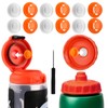 6pcs Dispensing Rubber Valves Compatible with Gatorade Water Bottle, Silicone