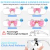GUOUBUO Magnifying Glass with Light, 1.5X-5.0X Magnifying Glasses, Rechargeable Magnifier