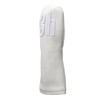 Leather Headcover Number HC1122 UT#3 White, white