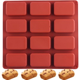 EPYHREHM Mini Loaf Pan Silicone Chocolate Molds For Bread Chocolate Candy