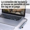 Gomia Adaptador Multipuerto Hub Delgado De 7 Puertos Usb 3.0