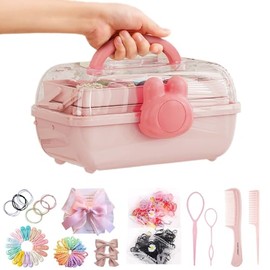 GALSANG Girls Hair Clip, Hairpin Hair Accessory, Hair Band, Gift, Luxury Hair Accessory Set, Kids, Elementary School Students, Ribbon, Hair Clip, Hair Ornament, Celebration, Birthday, Christmas,