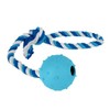 PETS&MORE Pelota con Cuerda Azul