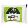 Frank's Franks Sauerkraut Single 1.5 oz (Pack Of 18)