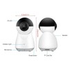 1080P HD H.265 720 Degrees Panoramic Infrared WiFi IP Camera