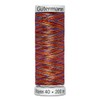 No.40 Sulky Rayon Maschinen-Stickgarn, Marineblau, Orange, 200 m