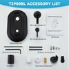 T2900BL Matte Black Shower Handle 3-Function Transfer Valve Shower Trim