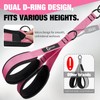 Bbtops Pedal Resistance Band with Handle for Women Men, Pink