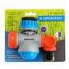 GRÜNTEK Flexible Tap Adapter with Rotatable and Tilting Hose Connection