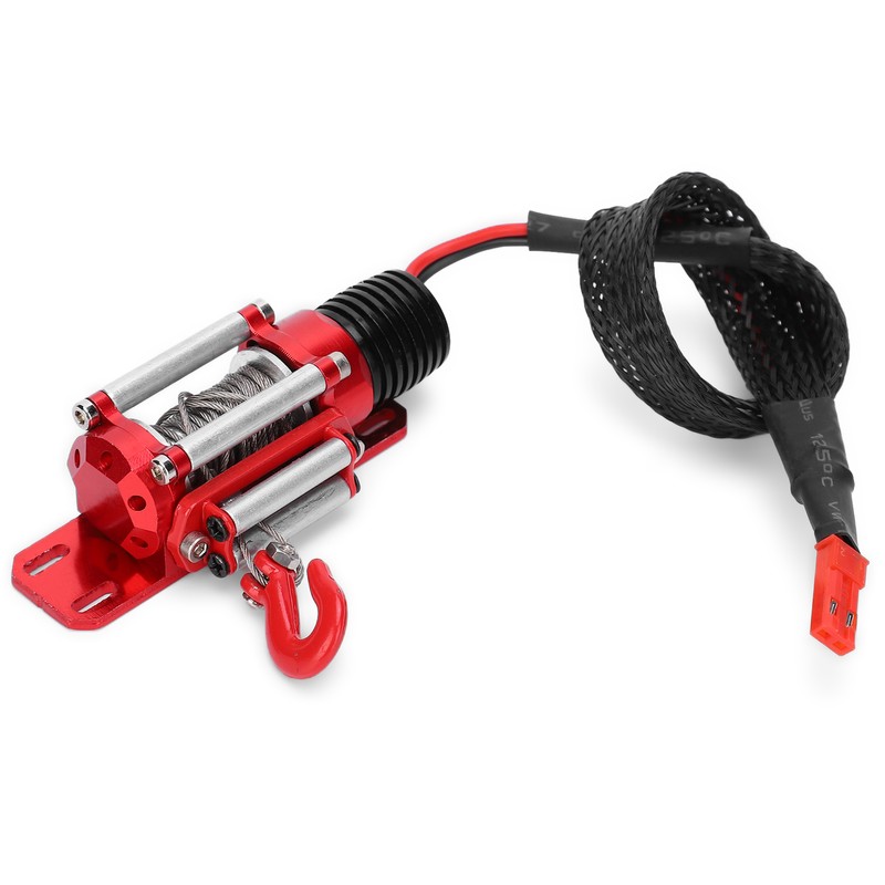 Front Bumper Manual Winch Upgrade Kit Accessory Fit for TRX4/SCX10
