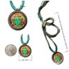 Buddhism Tara Colorful Thangka Buddha Necklace Comes with Handmade Cotton