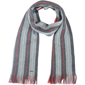 Joop! Men's Knitted Sound Radion (L x W) 180 x 23 cm, Grey, gray
