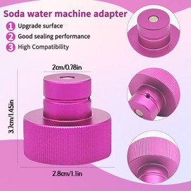 Wohlstand CO2 Quick Adapter, Quick Connect CO2 Cylinder Adapter, CO2 Quick Adapter Upgraded, CO2 Quick Adapter, Split CO2 Quick Adapter with TR21-4 Male Thread