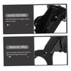 GRIRIW 1pc Double Leg Kickstand for Mountain Bikes Black Parking